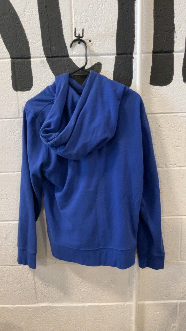 The North Face Hoodie L Blue Salmon TNF Logo