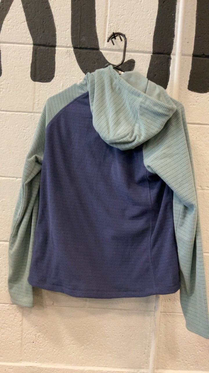 Mountain Hardwear Summit Grid Fleece Jacket (Quarter-Zip) (Hood) M Purple/Blue