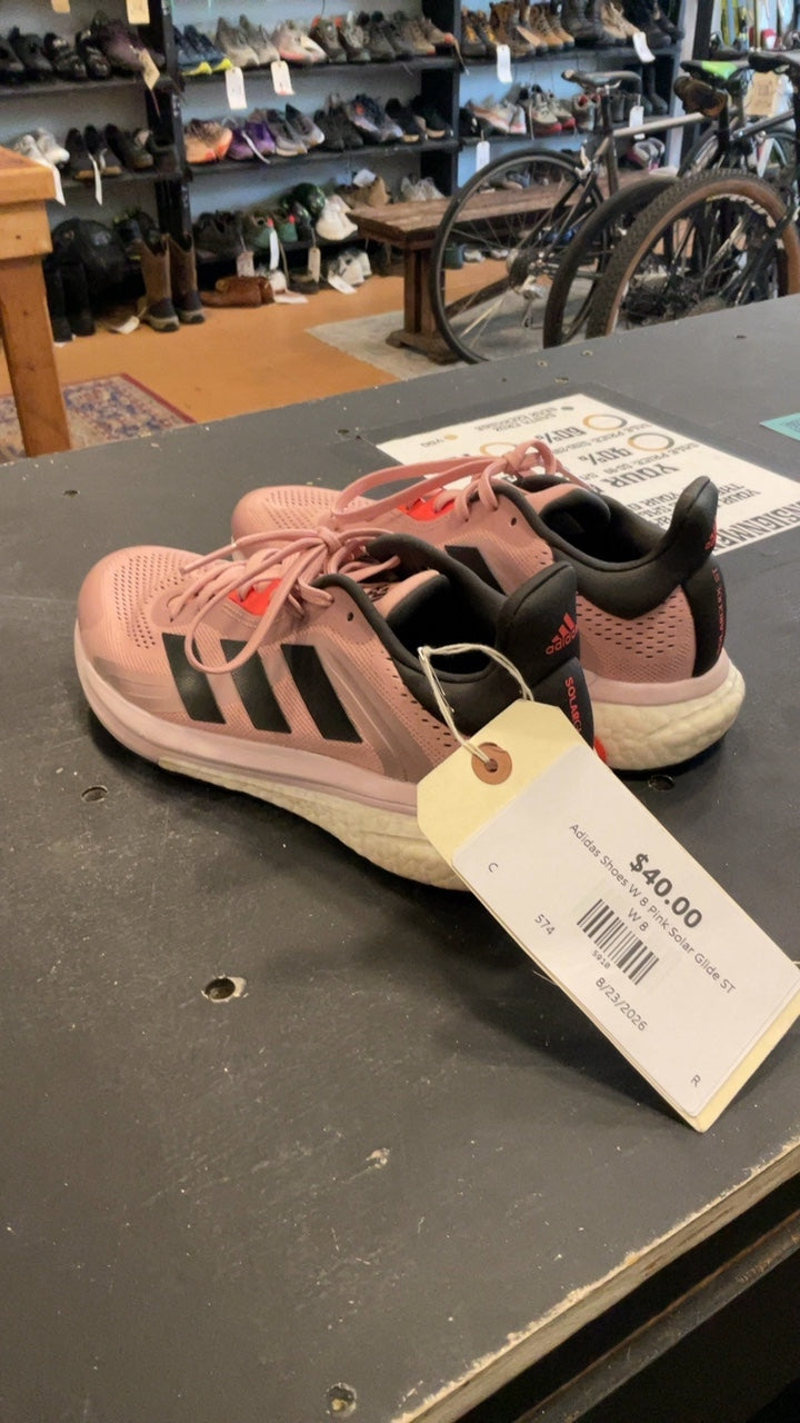 Adidas Shoes W 8 Pink Solar Glide ST