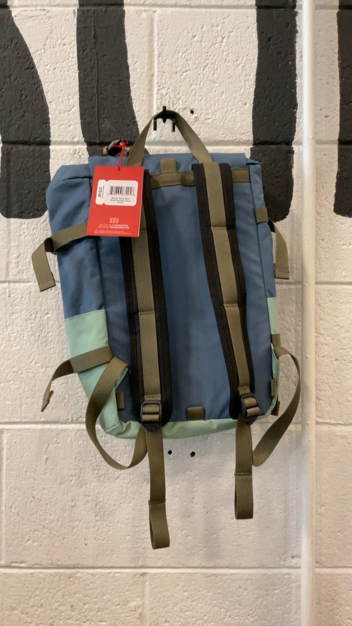 Topo Designs Rover Pack Mini Backpack 10L Blue/Green