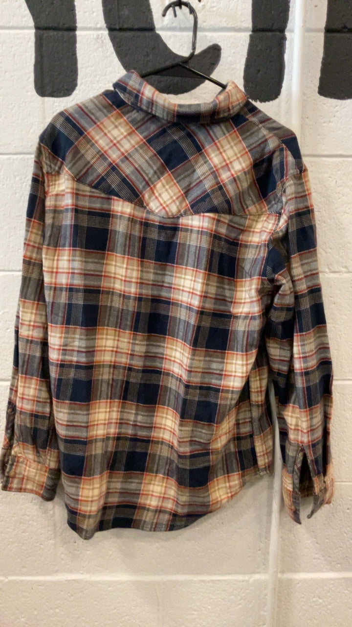 Levis Relaxed Fit Longsleeve (Button-Up) S Red/White/Blue