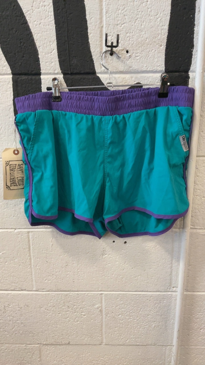 Outdoor Research Shorts XL Green/Purple