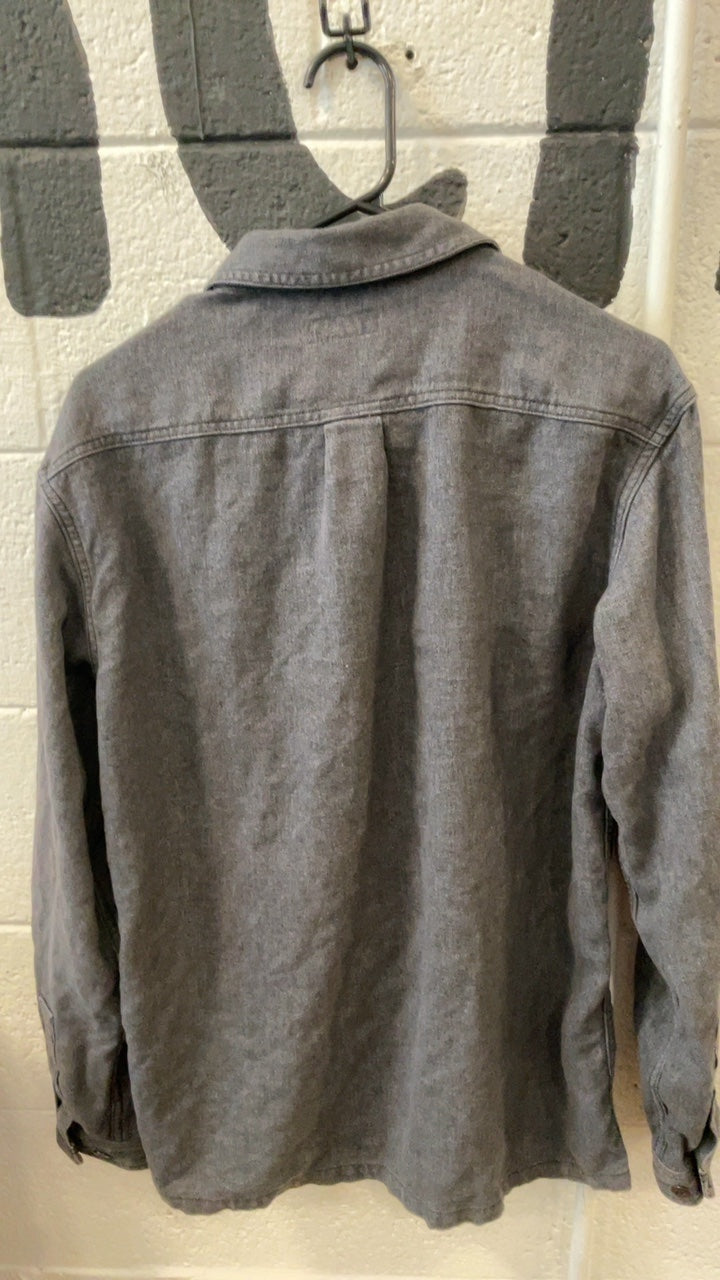 Patagonia Longsleeve (Button-Up) L Grey Farrier Work Shirt