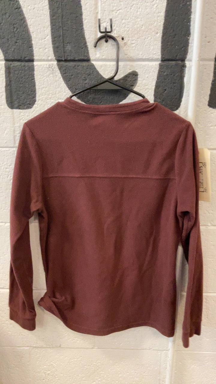 Patagonia Longsleeve S Red Micro-D Henley