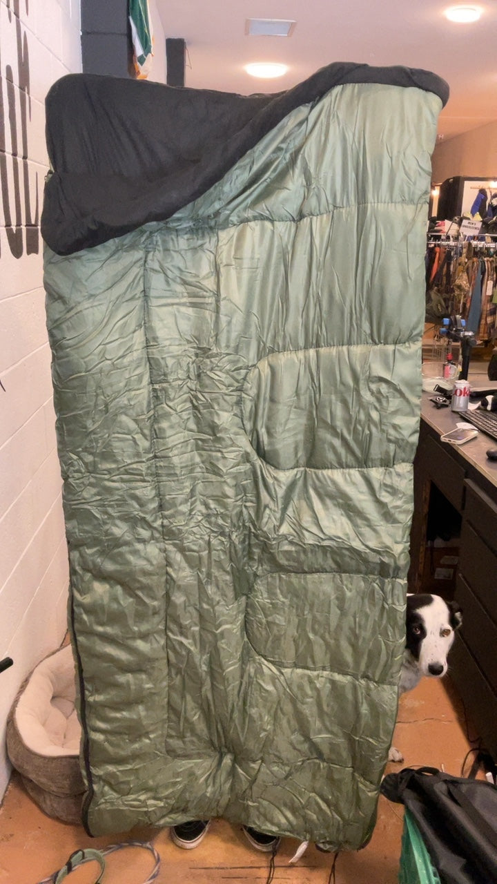 WFS Sleeping Bag (Down) 40-50 Degree Green