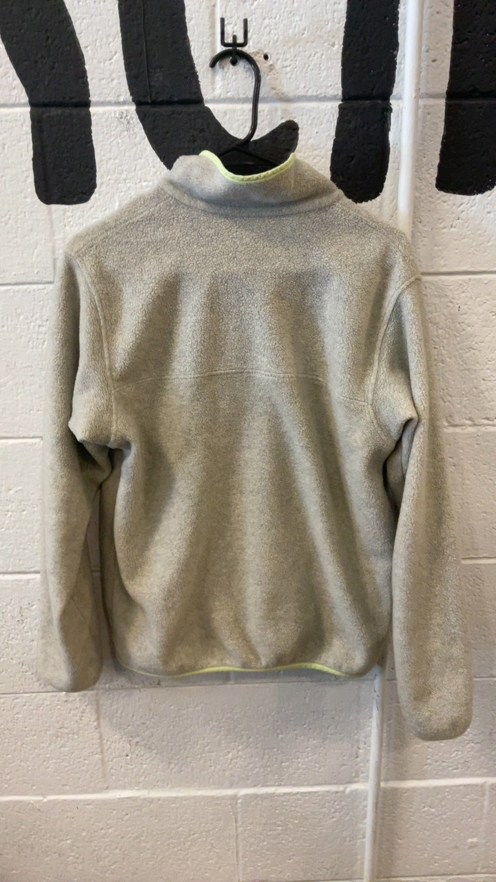 Patagonia Fleece Jacket (Quarter-Zip) (No-Hood) S Grey/Yellow
