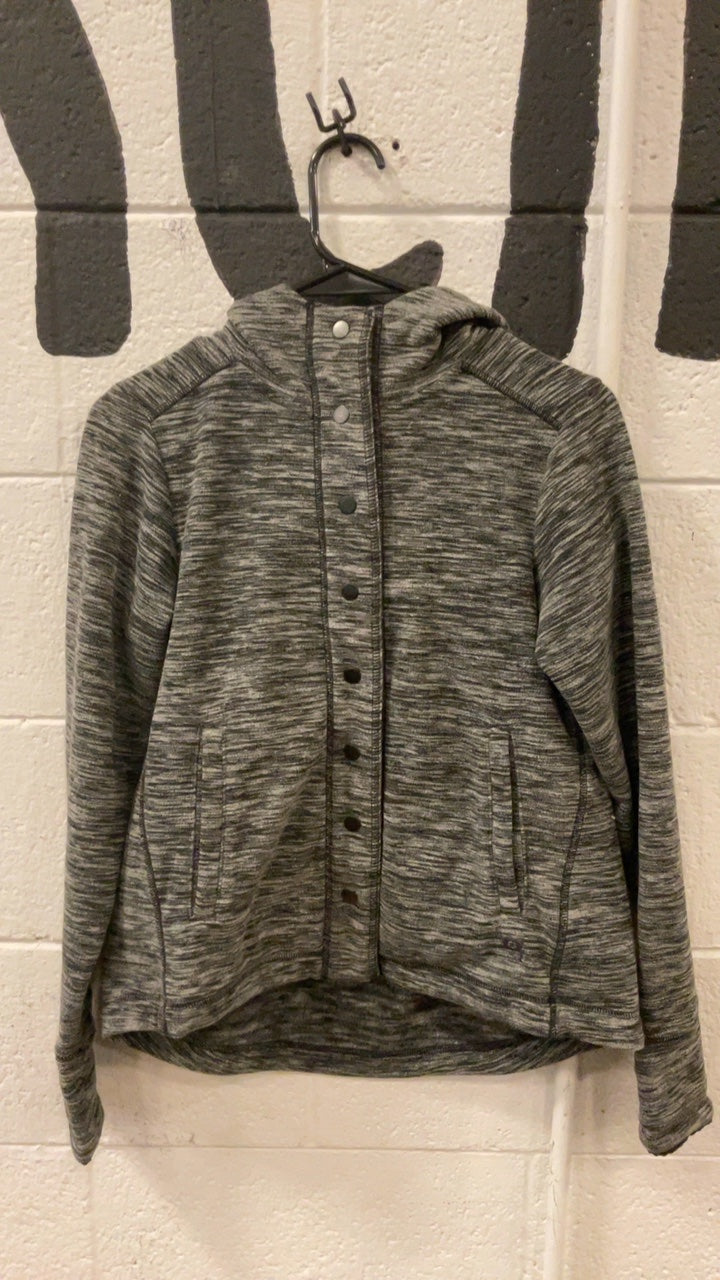 Mountain Hardwear Fleece Jacket (Hood) XS Grey