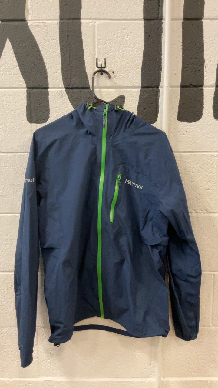 Marmot Rain Jacket M Blue/Green