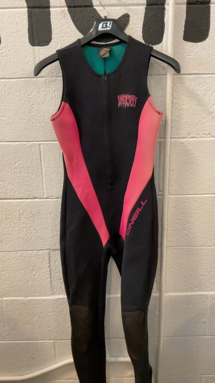 O'Neill Wetsuit 10 Pink/Black Reactor Sleeveless