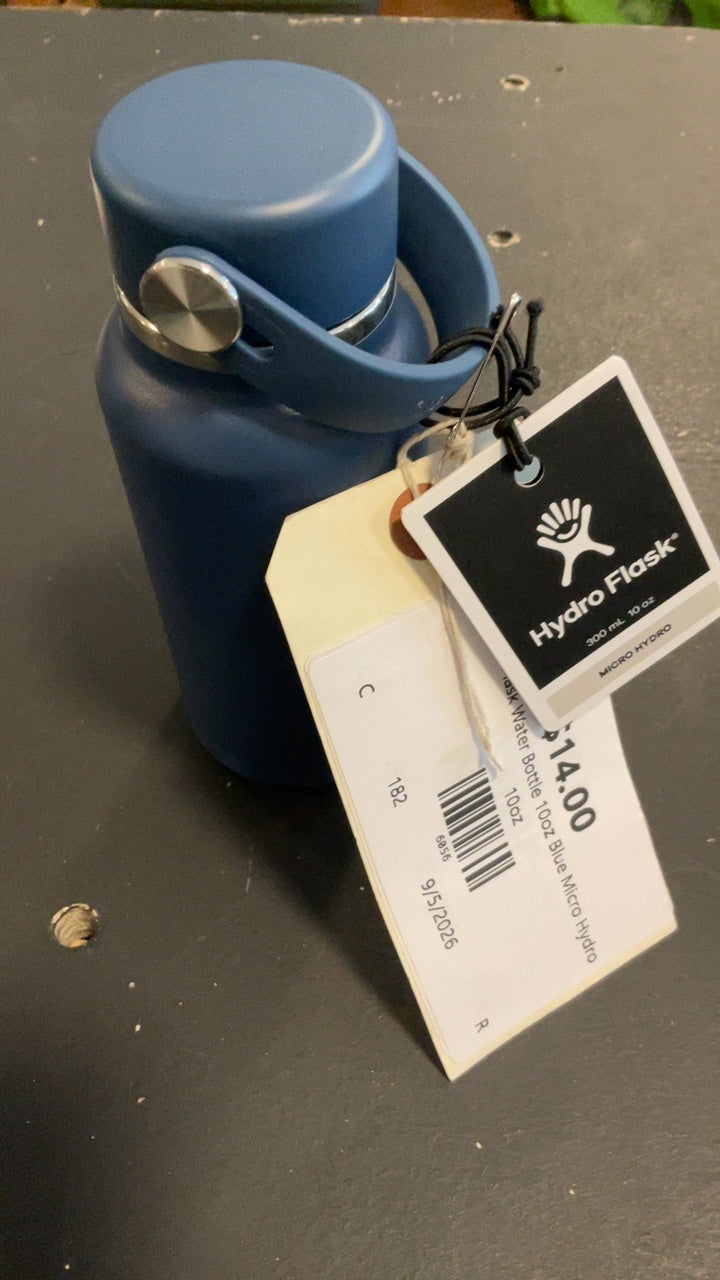 Hydro Flask Water Bottle 10oz Blue Micro Hydro