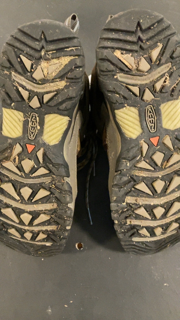 KEEN Shoes (Hiking Boots) 11 Brown Mid-Top