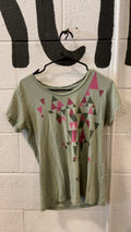 Patagonia T-Shirt L Green/Pink