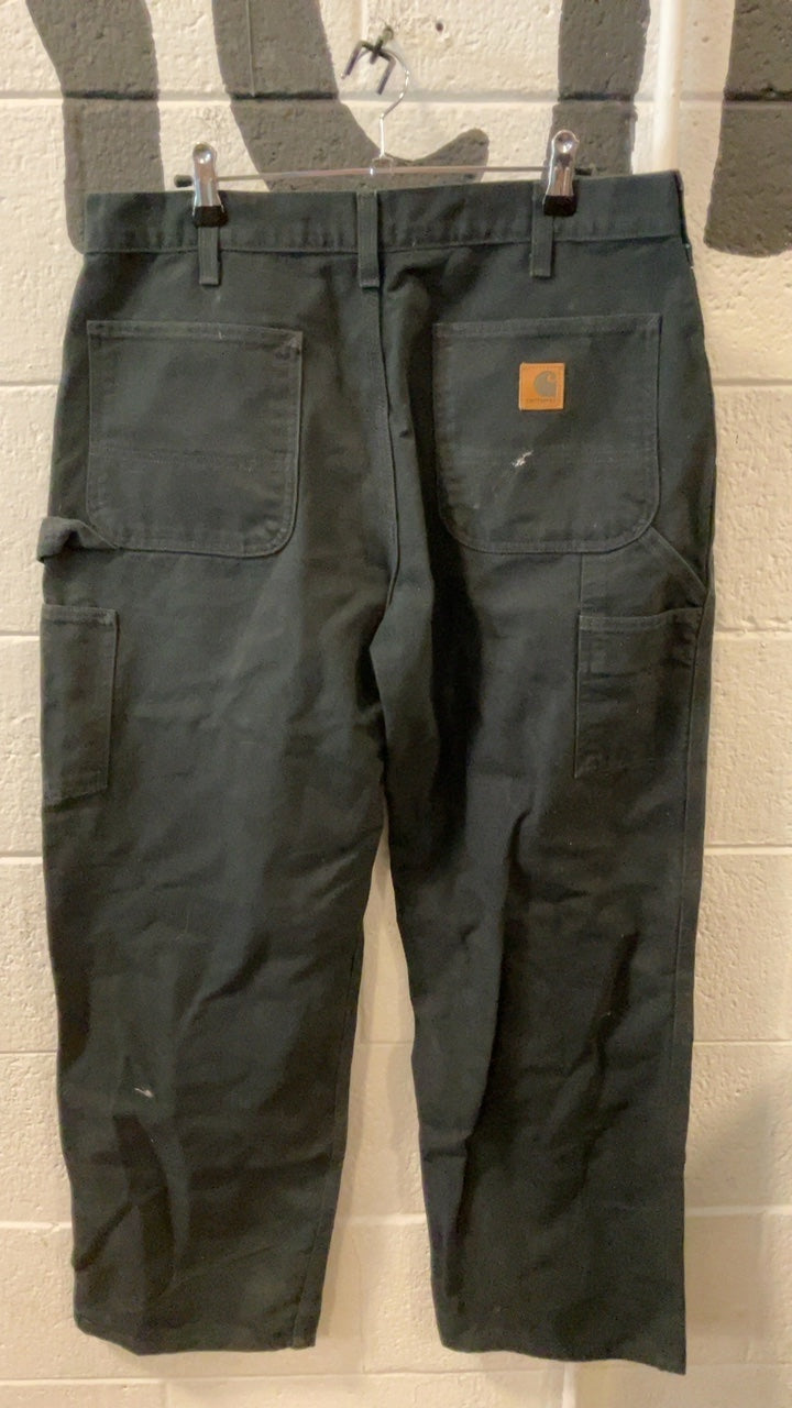 Carhartt Dungaree Pants 34x34 Black