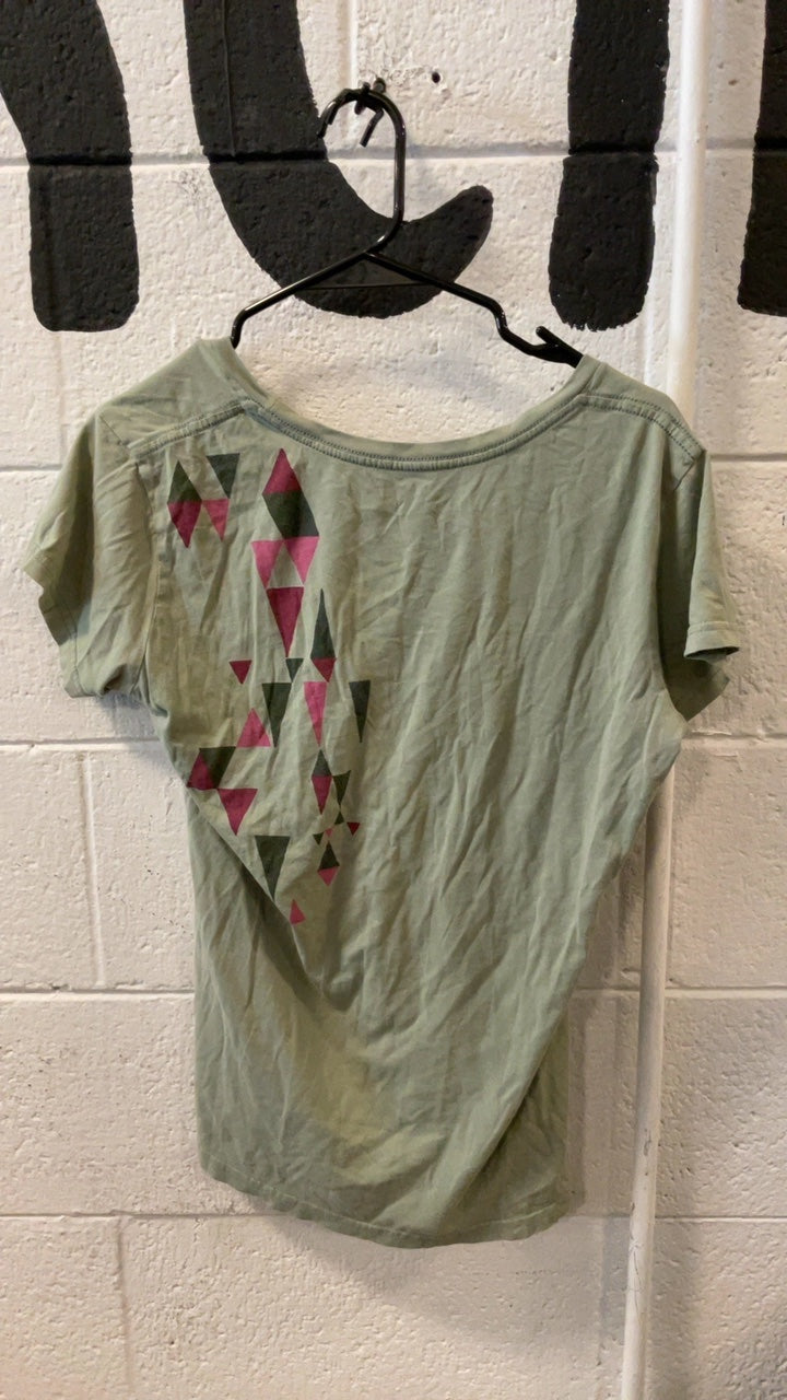 Patagonia T-Shirt L Green/Pink