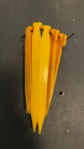 9 Unknown Camping (Tent Stakes) 7" Yellow