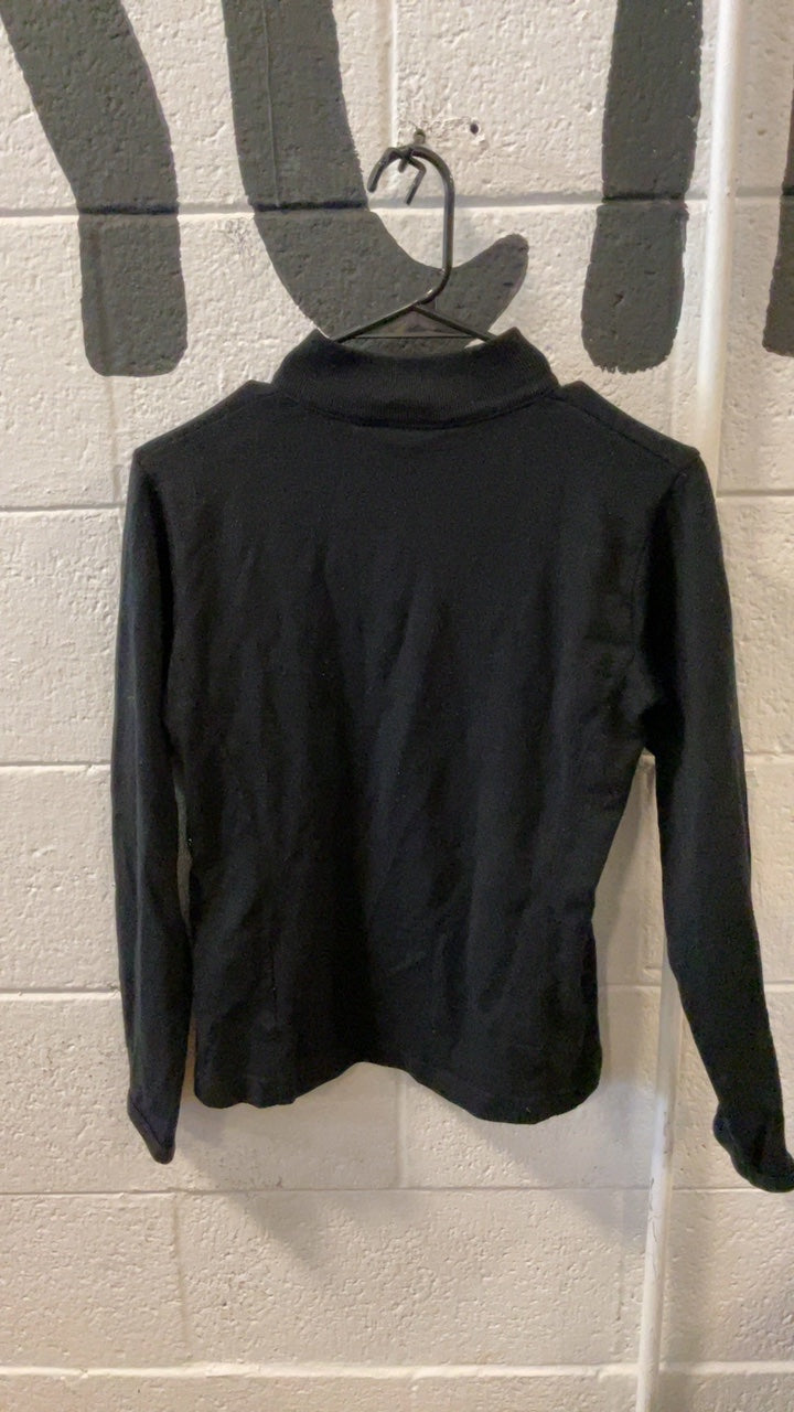 Icebreaker Sport 320 Jacket (Quarter-Zip) (No Hood) S Black
