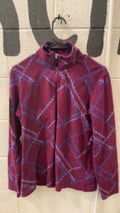 Columbia Jacket L Maroon/Blue Pattern