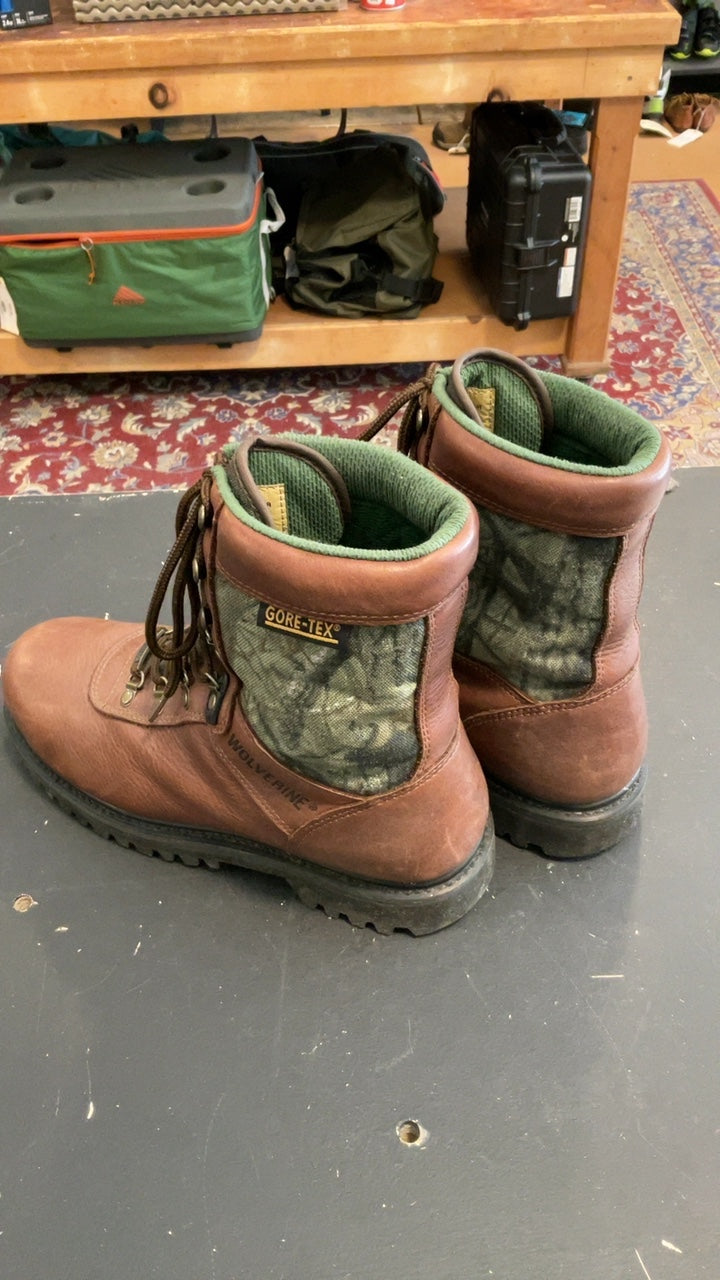 Wolverine Gore-Tex Lace-Up Shoes (Boots) 10 Brown/Camo