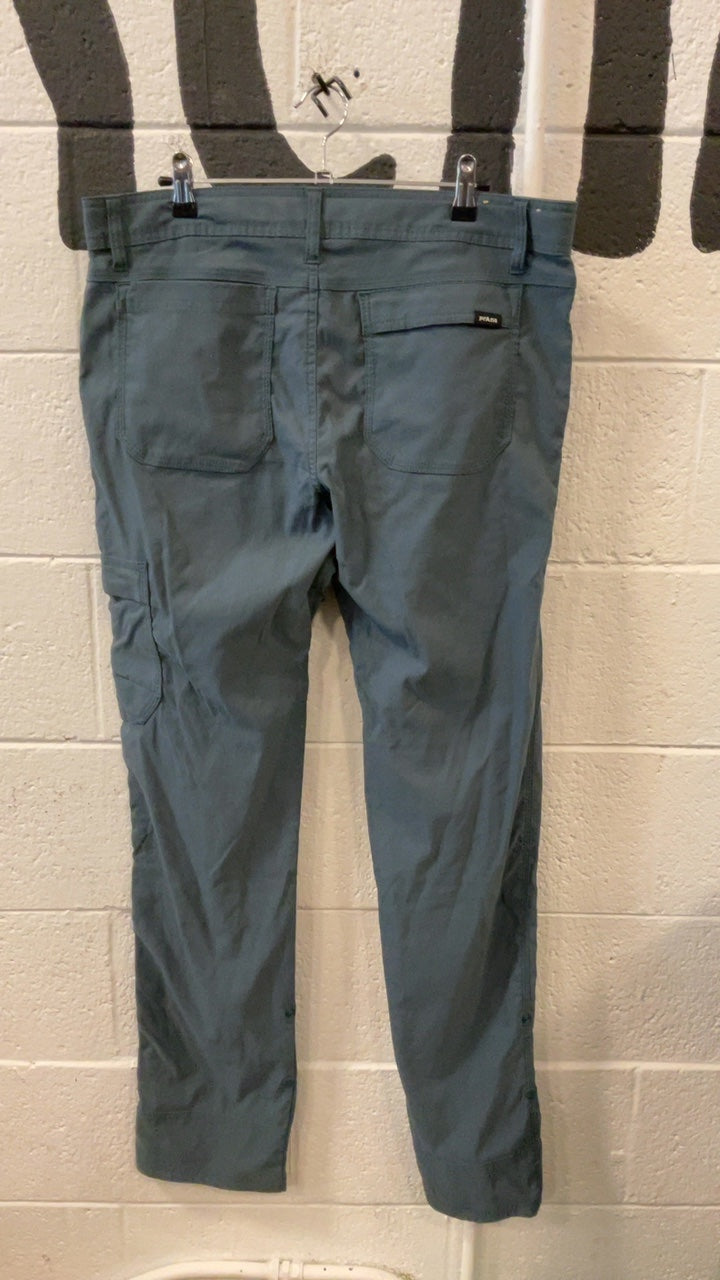 Prana Stretch Zion Slim Pants 34x34 Blue
