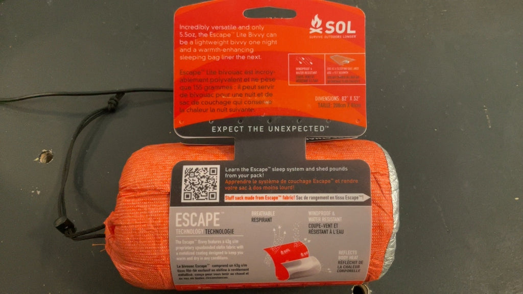 SOL Bivy Orange Escape Lite