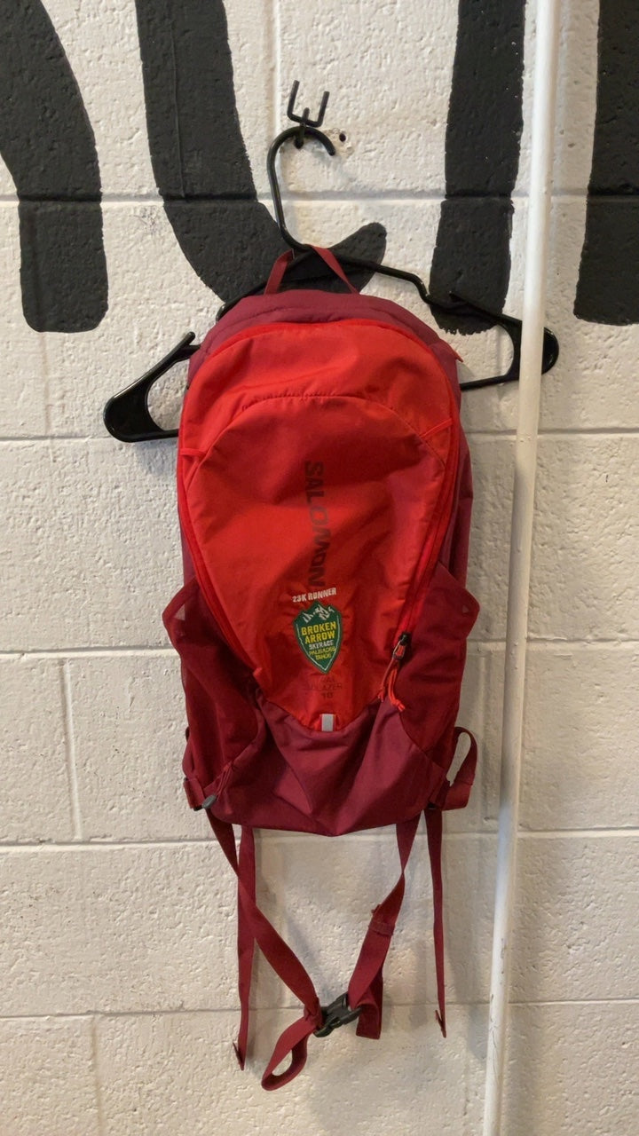 Salomon Broken Arrow Skyrace Palisades Tahoe Trail Blazer Backpack 10L Red