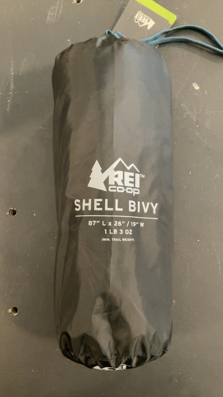 REI Bivy 87" L x 26"/19" W Blue/Grey