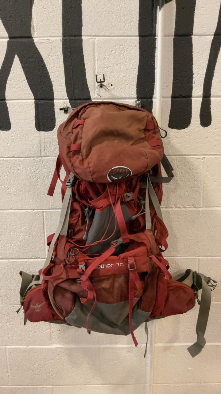 Osprey Aether 70 Backpack L Red