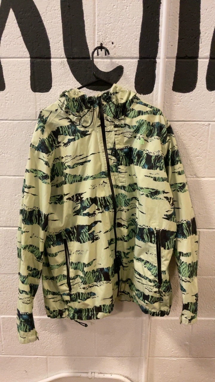 The North Face Alta Vista Windbreaker XXL Green/Multi-Color
