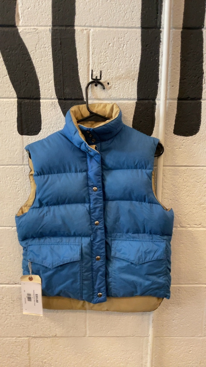 Swellwear Down Vest S Blue