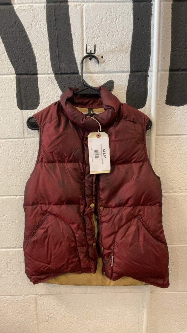 Trailwise Down Vest M Red Velvet