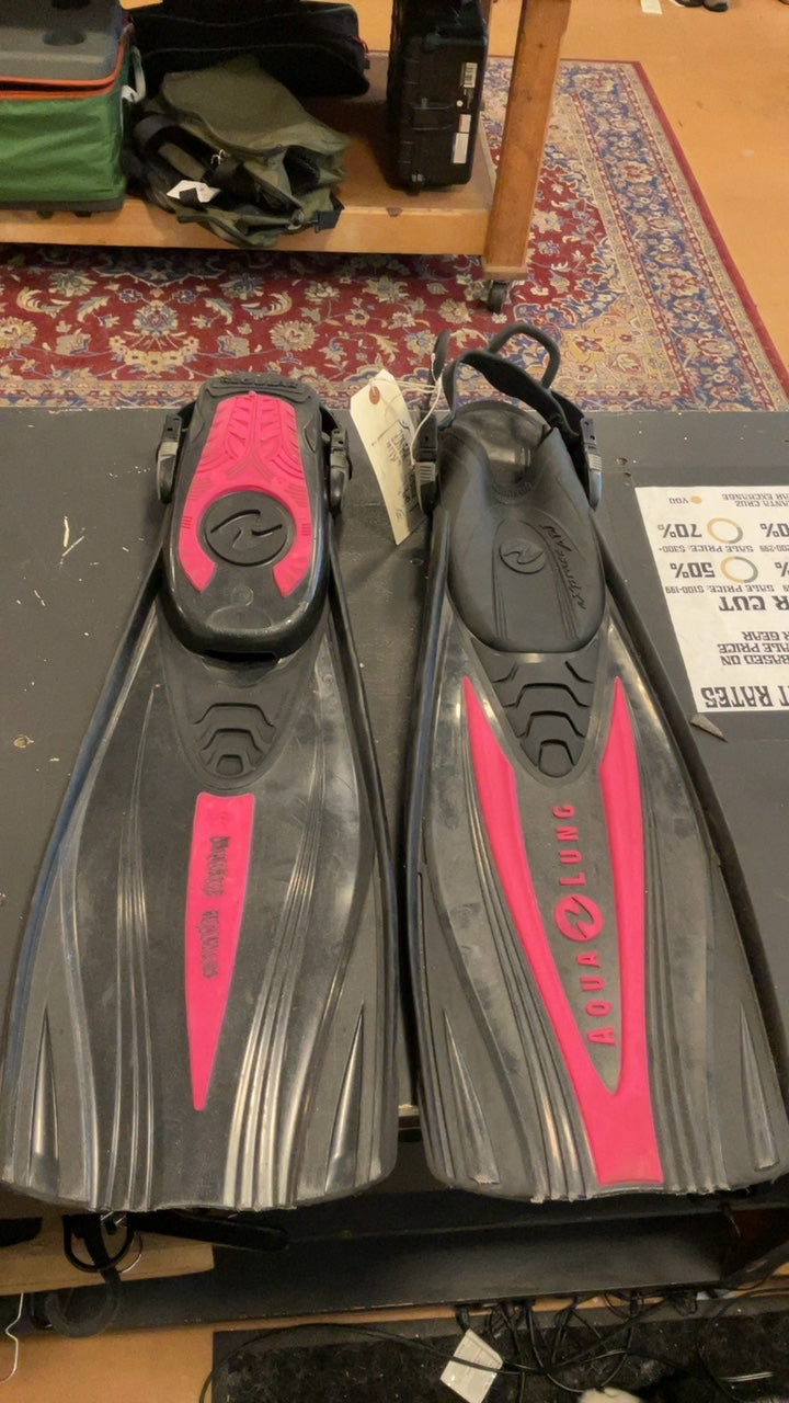 Aqua Lung Flippers Regular Black/Pink Express AD1