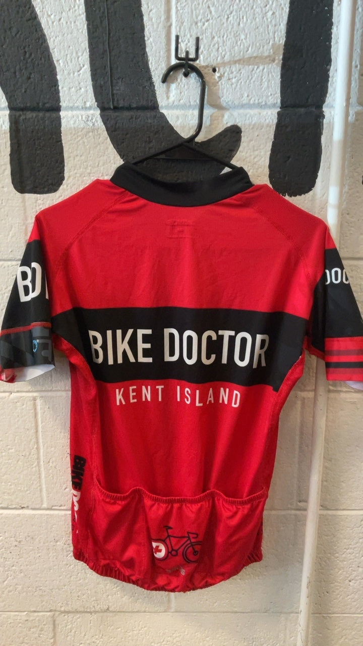 Athlos Bike Jersey M Black/Red Bike Doctor