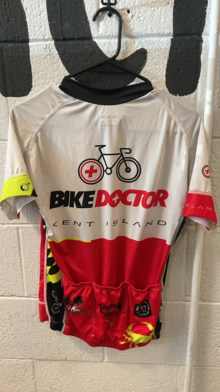 Athios Bike Jersey M Red/White Bike Doctor