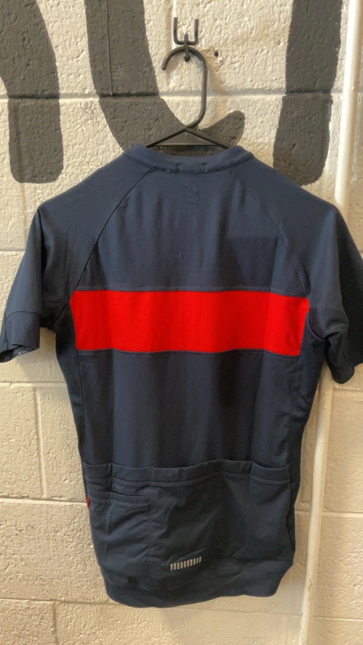 Trek Bike Jersey M Blue Red Stripe