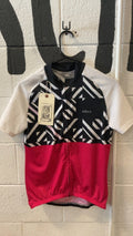 ROKA Bike Jersey M Whire/Black/Pink Light Grid