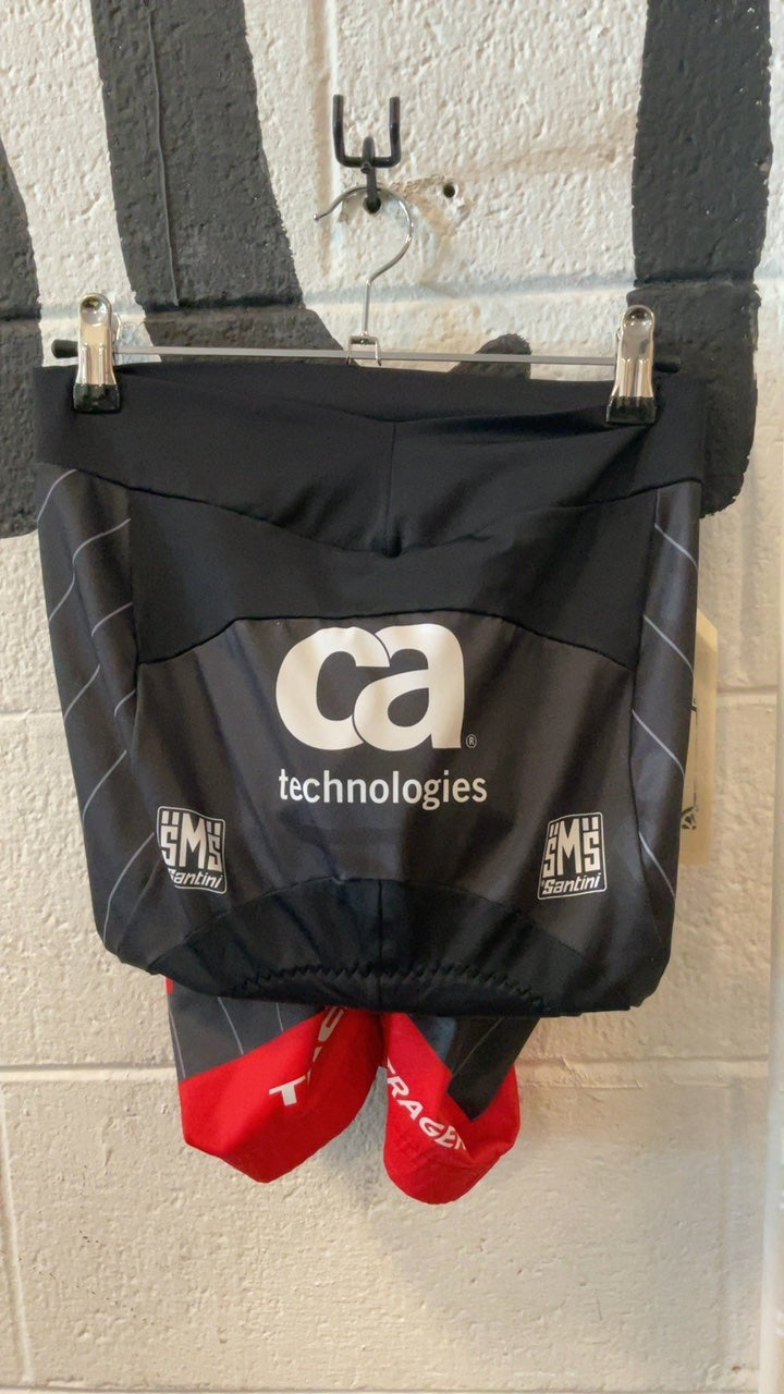 Santini Shorts (Cycling) M Black/ Red Trek
