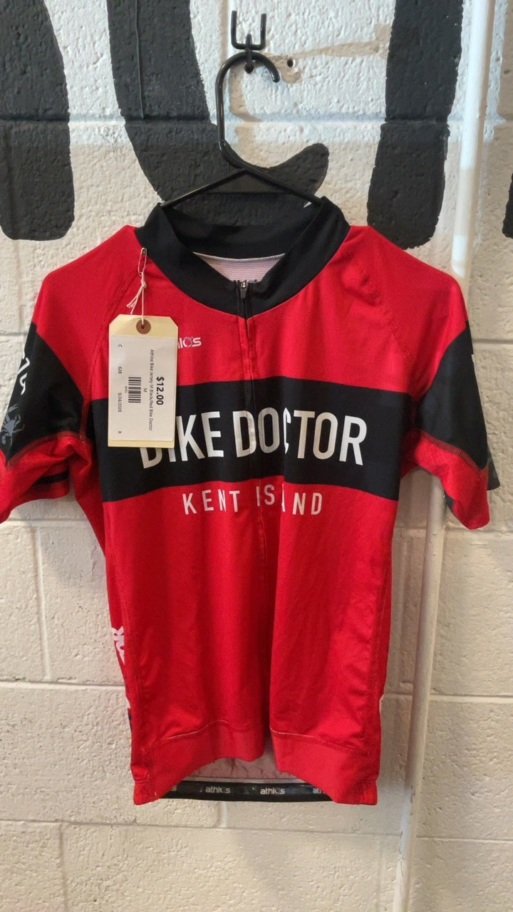 Athlos Bike Jersey M Black/Red Bike Doctor