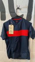 Trek Bike Jersey M Blue Red Stripe