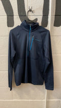 Patagonia R1 Pullover Jacket (Quarter-Zip) (No Hood) S Blue