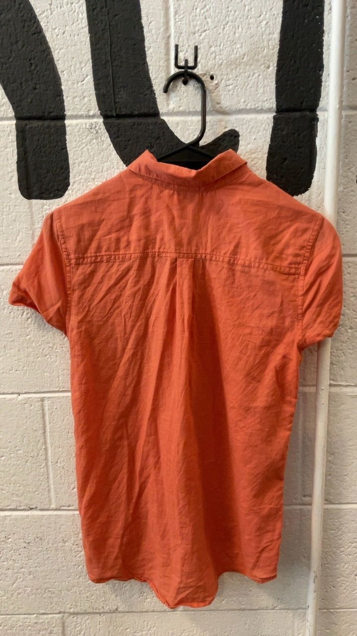 Patagonia Short Sleeve (Button Up) XS Orange