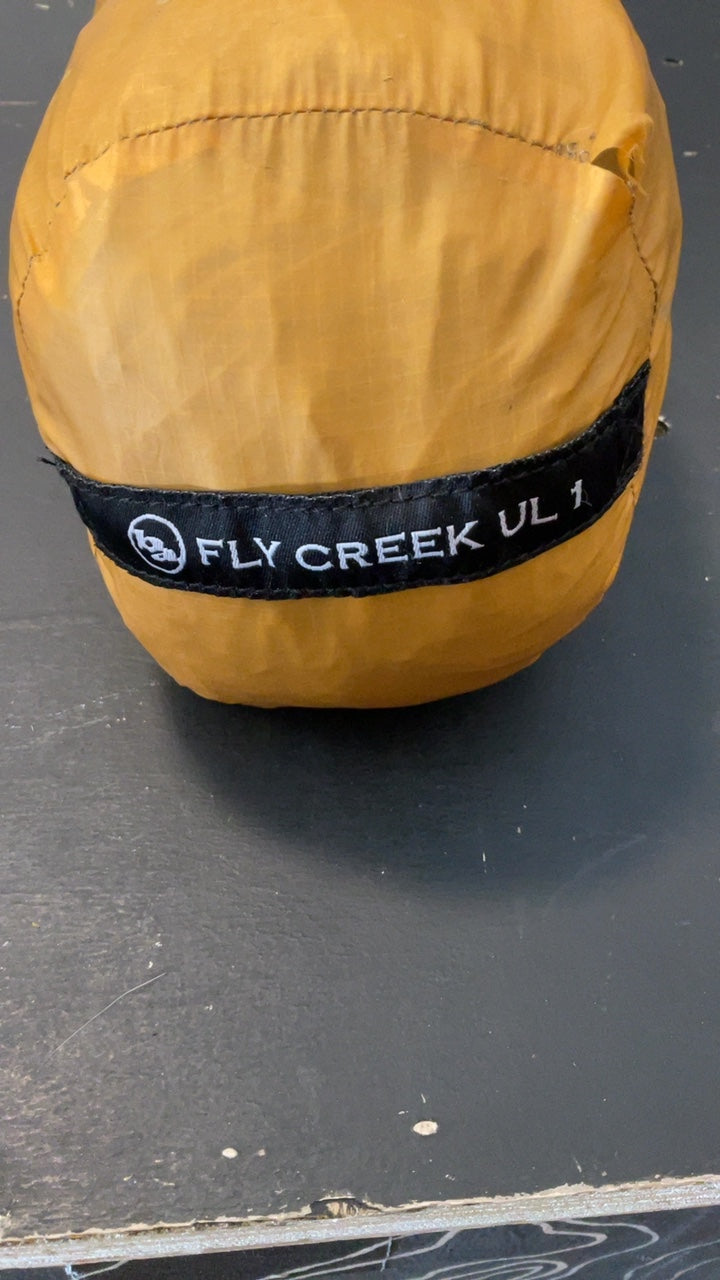Big Agnes Camping (Tent) One Person Orange Fly Creek UL1