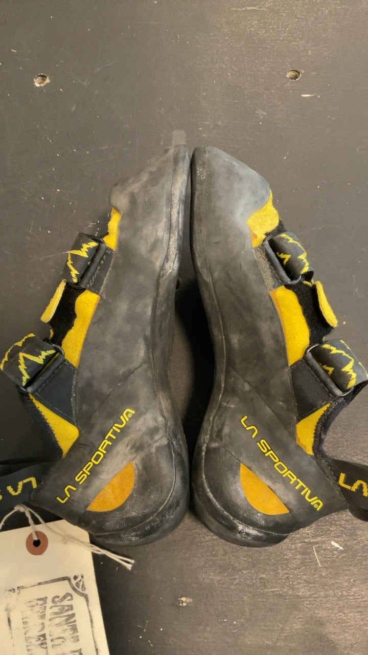 La Sportiva Shoes (Climbing) 6.5/39 Yellow Miura Velcro