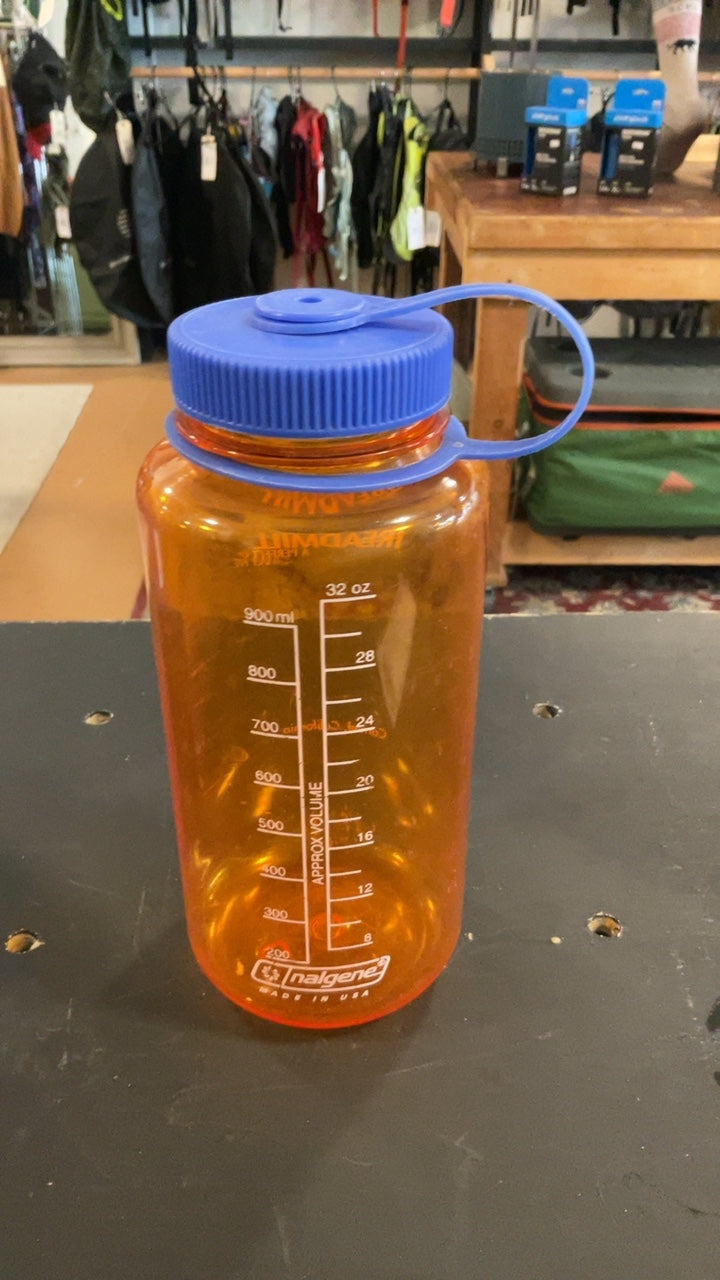 Nalgene Water Bottle 1L Orange Treadmill