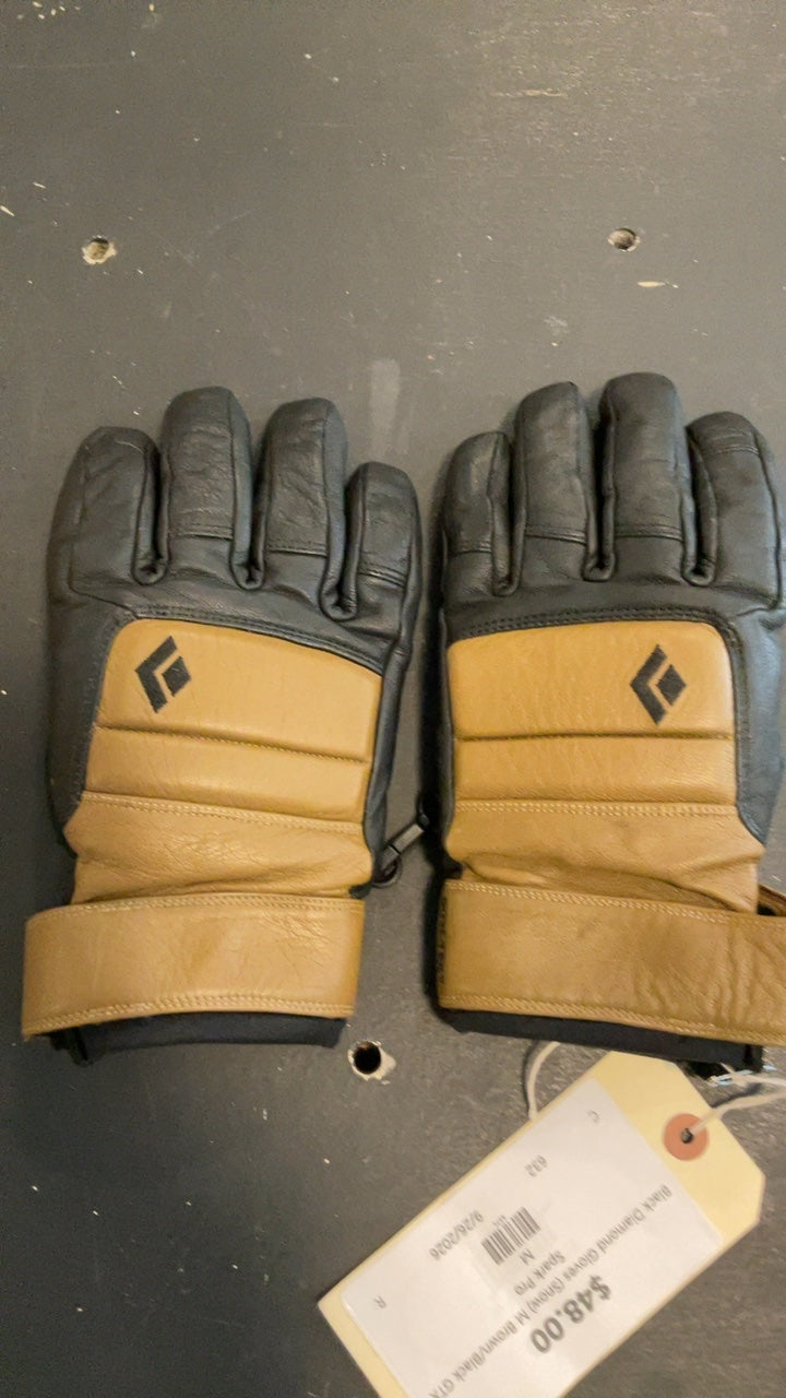 Black Diamond Gloves (Snow) M Brown/Black GTX Spark Pro