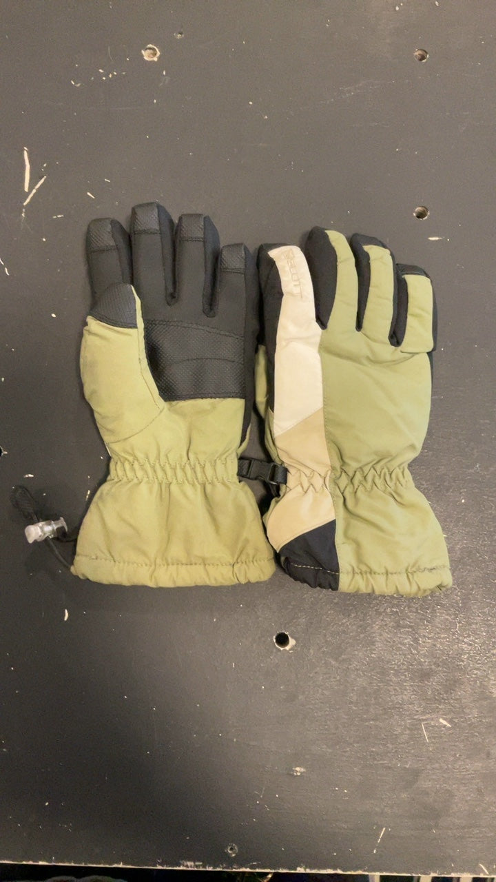 Scott Gloves (Snow) XL Green/White/Black