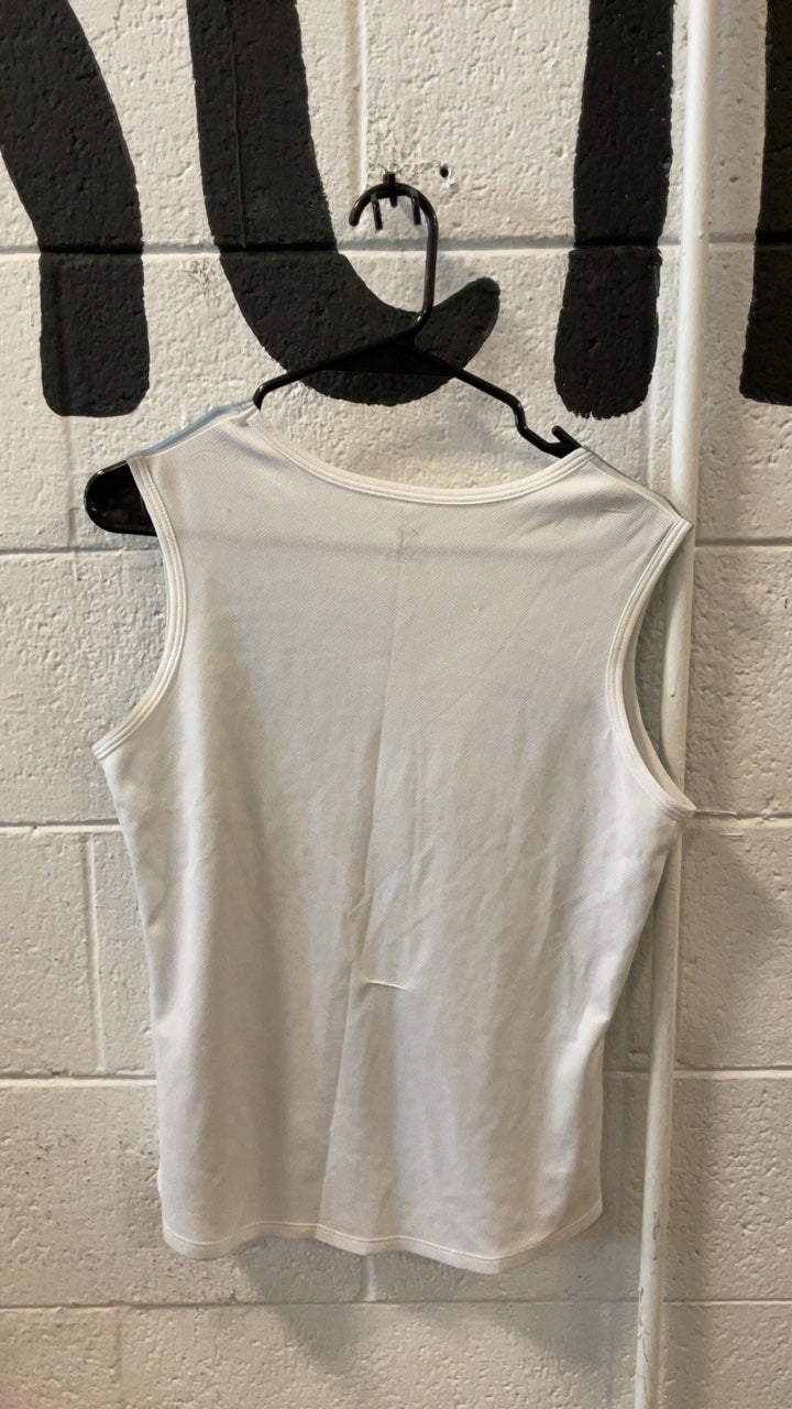 Prana Athletic Tank Top M White/Blue