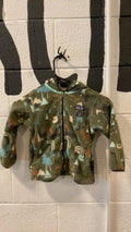Patagonia Fleece Jacket (Full-Zip) (Hood) 3T Camp Green Synchilla