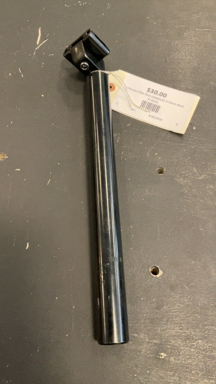 Unknown Bike Parts (Seatpost) 31.6mm Black
