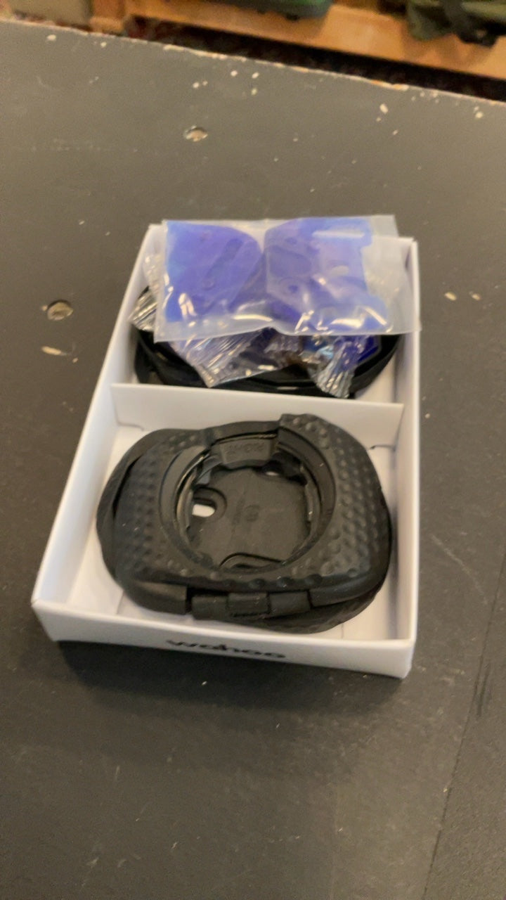 Wahoo Fitness Bike Parts (Cleat Set) 3-axis Black