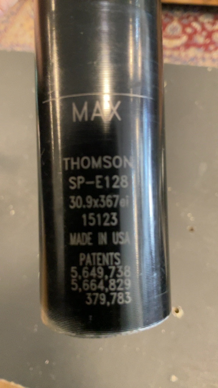Thomson Bike Parts (Seatpost) 30.9x367ei Black